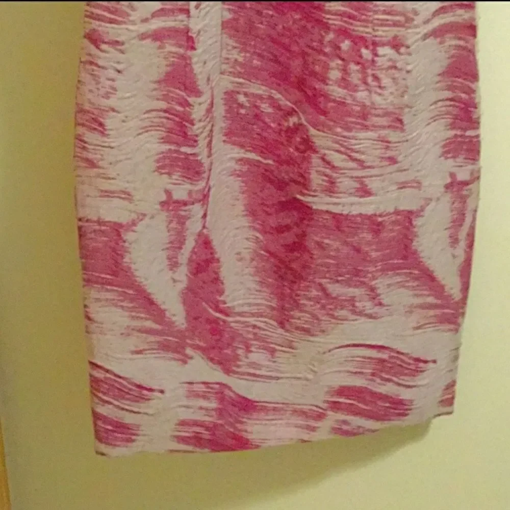 Josette  Cap -Sleeve Sheath Dress, Fuchsia - Picture 7 of 8